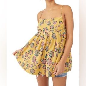 Free People floral tunic / baby doll top